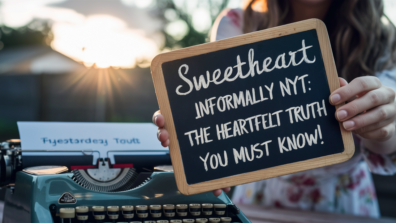 Sweetheart Informally NYT: The Heartfelt Truth You Must Know!